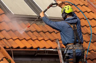 Démoussage et hydrofuge de toiture à Fons